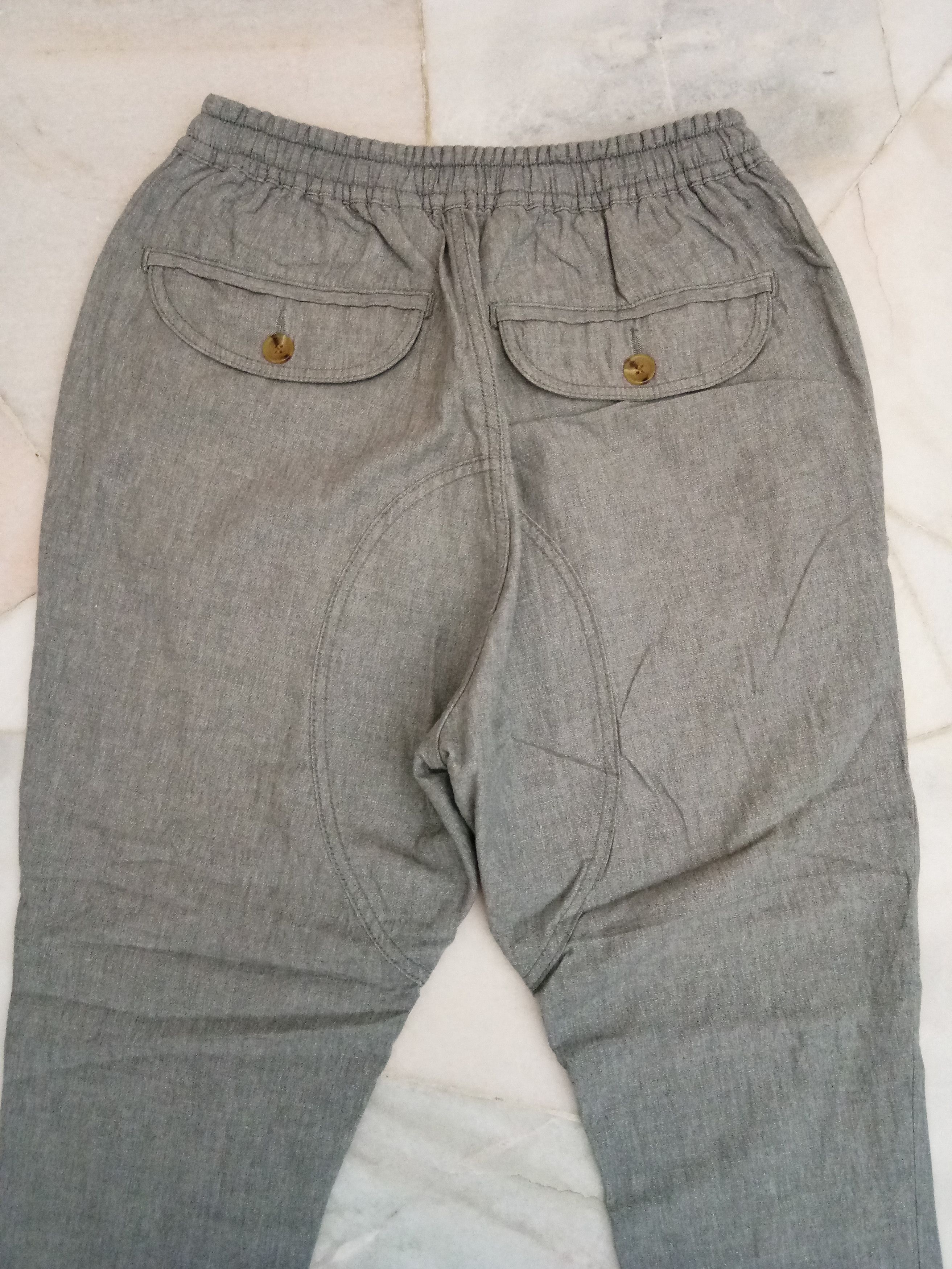 Japanese Brand × TROVE Drop crotch relaxing pants with drawstring Size US 30 / EU 46 - 10 Thumbnail
