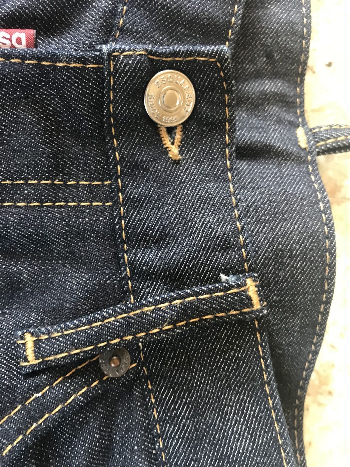 Dsquared2 24-7 Star Patch Slim Dark Blue Denim Size US 26 / EU 42 - 9 Thumbnail