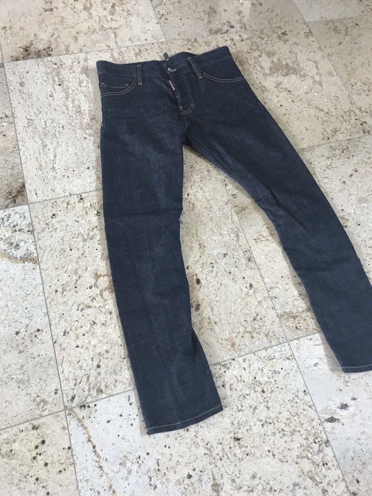 Dsquared2 24-7 Star Patch Slim Dark Blue Denim Size US 26 / EU 42 - 3 Thumbnail