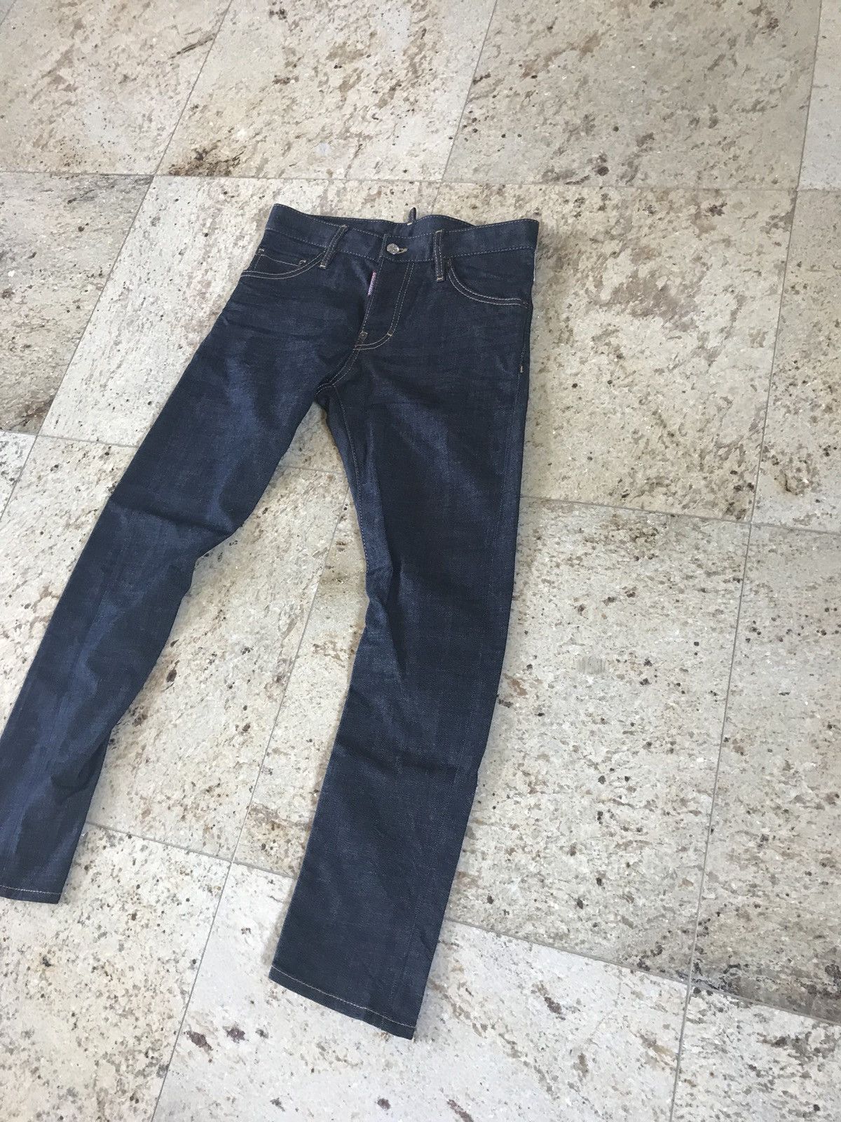 Dsquared2 24-7 Star Patch Slim Dark Blue Denim Size US 26 / EU 42 - 5 Thumbnail