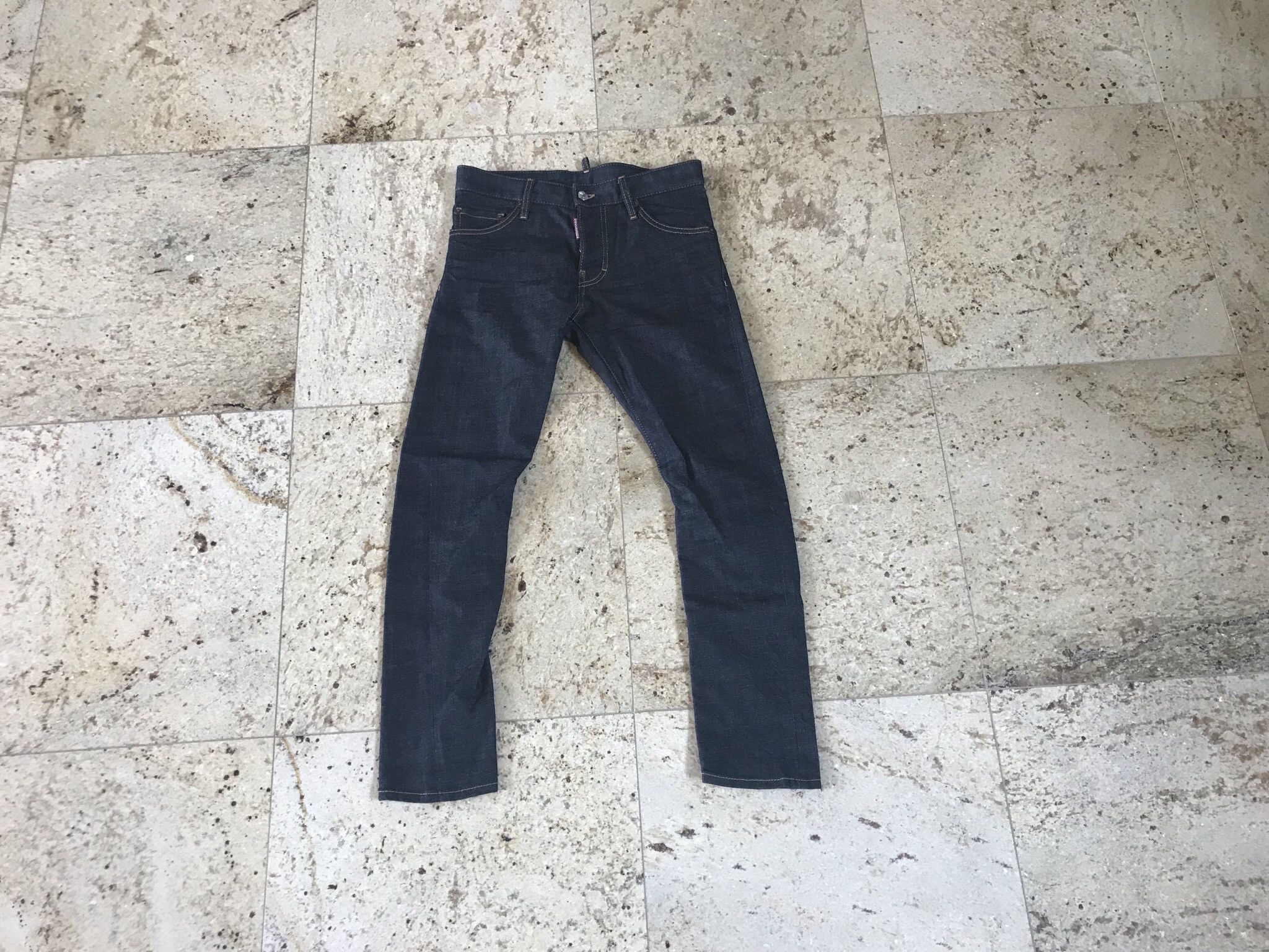 Dsquared2 24-7 Star Patch Slim Dark Blue Denim Size US 26 / EU 42 - 2 Thumbnail