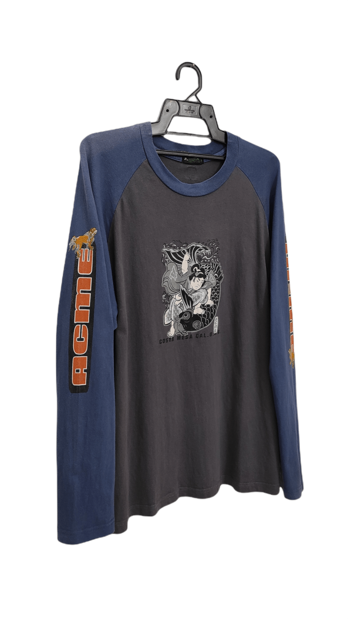 Acme Clothing Vintage ACME Geisha's Dragon skateboard Raglan tee Size US M / EU 48-50 / 2 - 7 Thumbnail