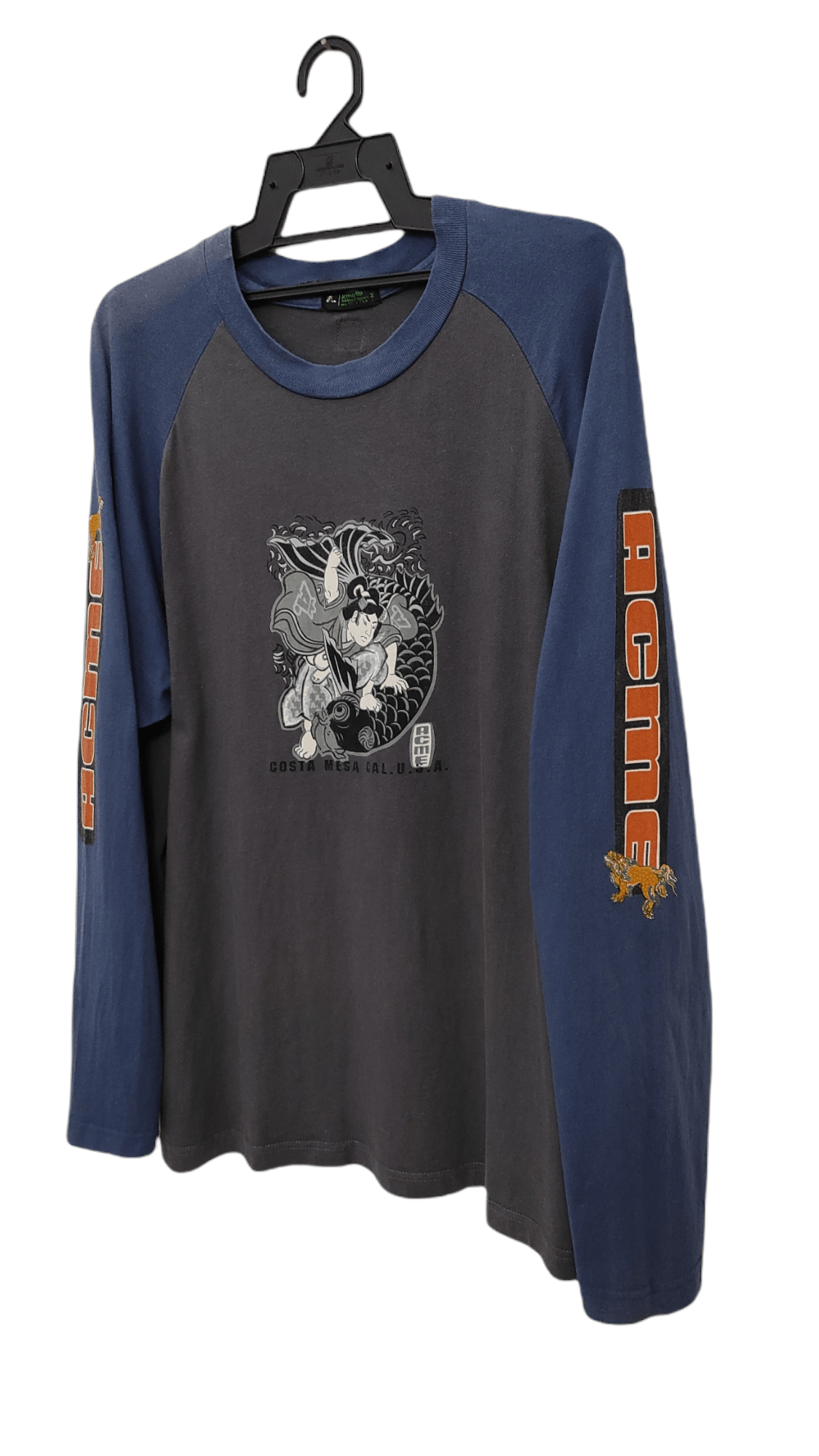 Acme Clothing Vintage ACME Geisha's Dragon skateboard Raglan tee Size US M / EU 48-50 / 2 - 6 Thumbnail