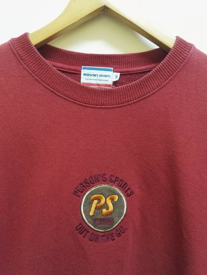 PERSON'S !!STEALS!! Rare Person's Sports Sweatshirt Big logo Size US M / EU 48-50 / 2 - 2 Thumbnail
