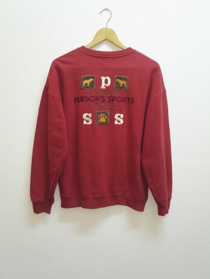 PERSON'S !!STEALS!! Rare Person's Sports Sweatshirt Big logo Size US M / EU 48-50 / 2 - 3 Thumbnail