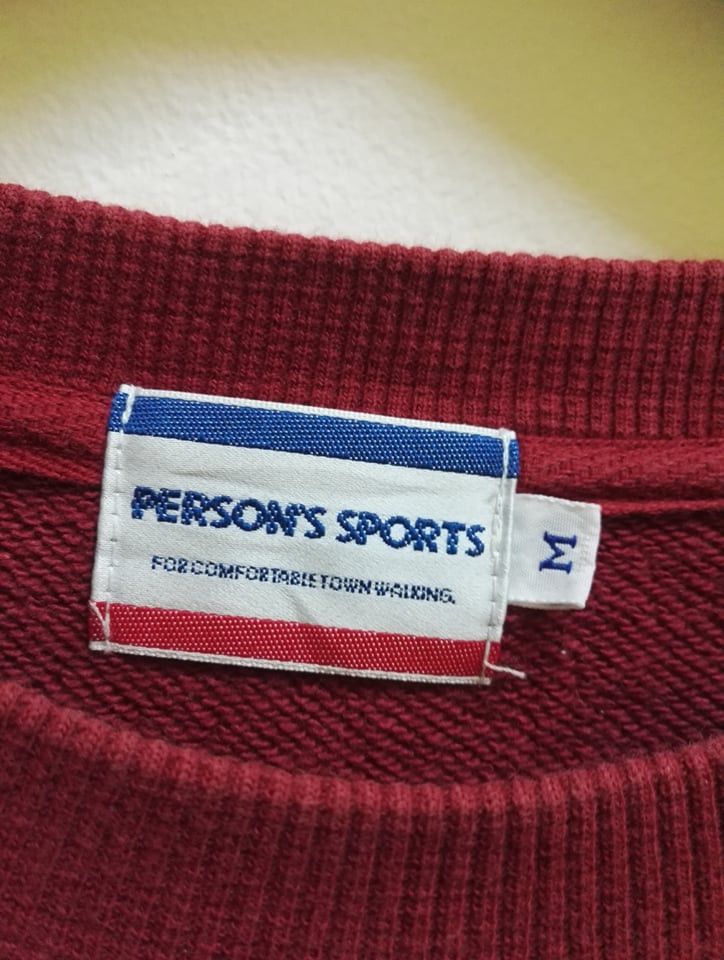 PERSON'S !!STEALS!! Rare Person's Sports Sweatshirt Big logo Size US M / EU 48-50 / 2 - 6 Thumbnail