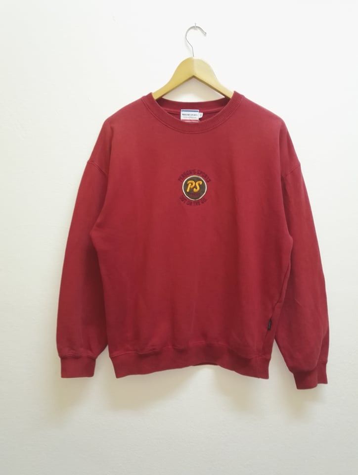 image of Persons steals!! Person's Sports Sweatshirt Big Logo in Red, Men's (Size Medium)