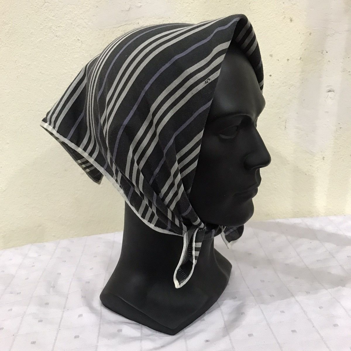Burberry × Vintage Burberry Stripe Design Scarf/Handkerchief/Neckerchief/Pocket Size ONE SIZE - 6 Thumbnail