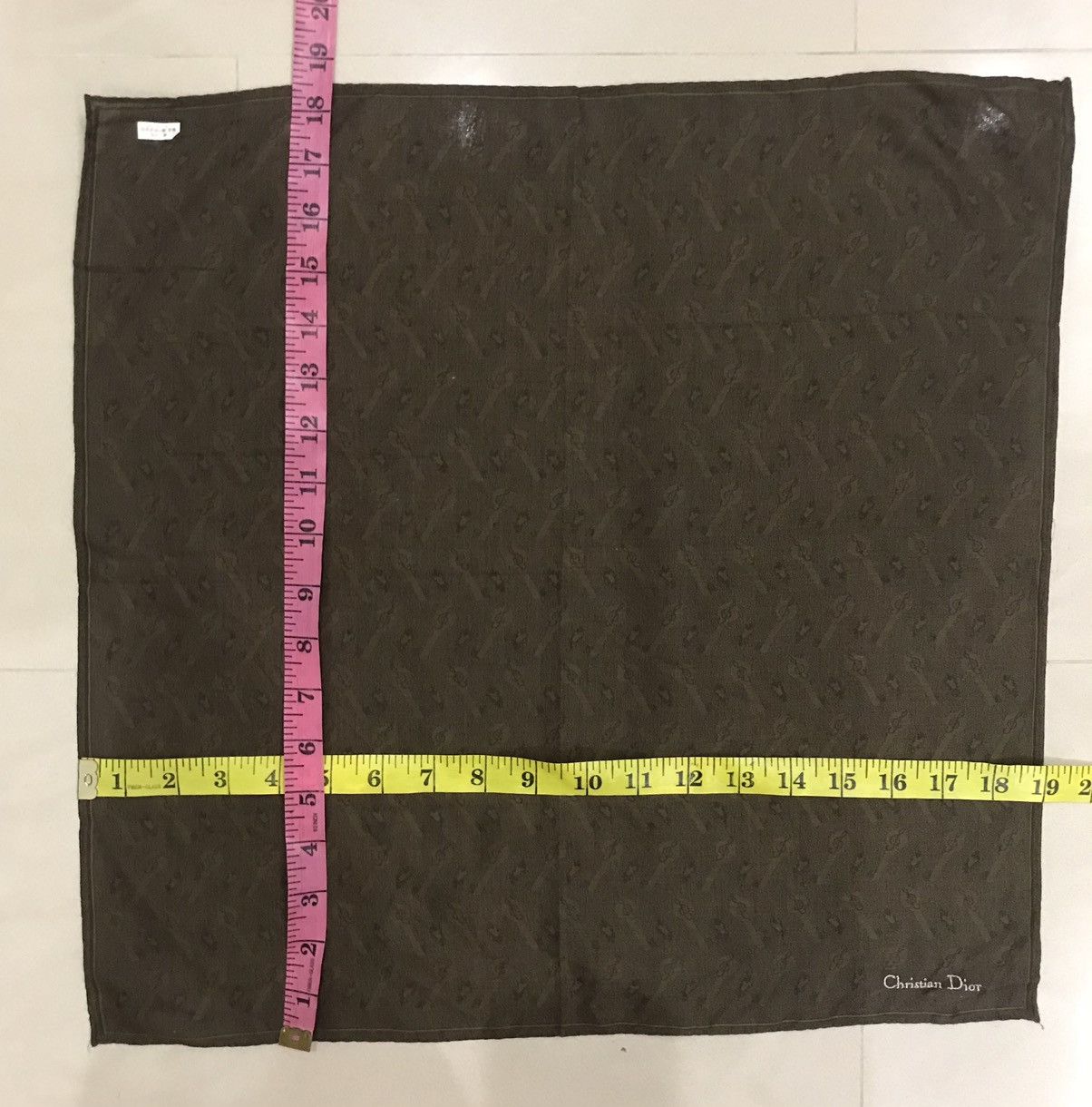 Christian Dior Monsieur Christian Dior Scarf/Handkerchief/Neckerchief/Pocket Square Size ONE SIZE - 5 Thumbnail