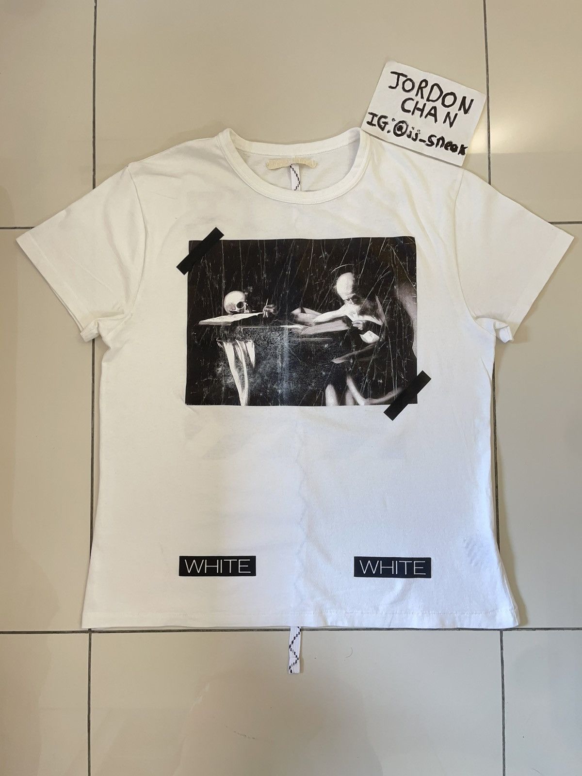 Off White Off White Carvaggio White Tee SS14 Grailed