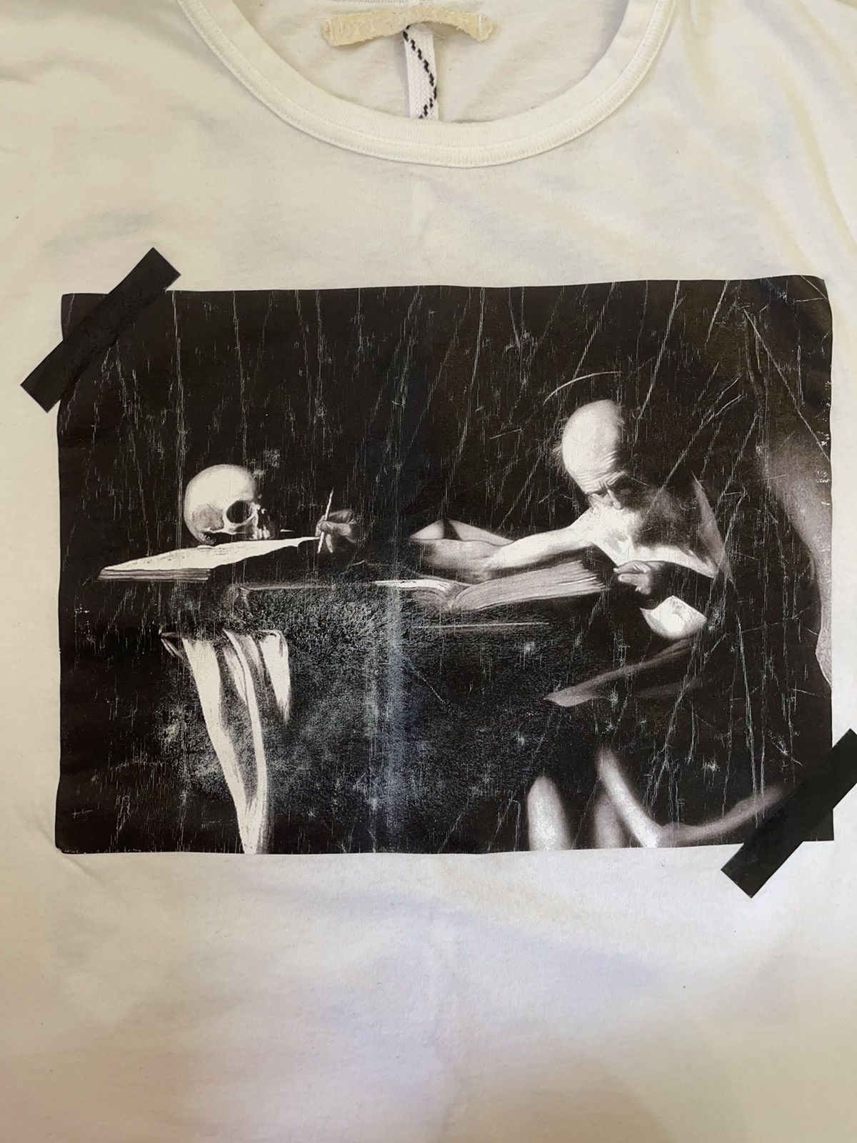 Off-White Off White Carvaggio White Tee SS14 Size US XL / EU 56 / 4 - 3 Thumbnail