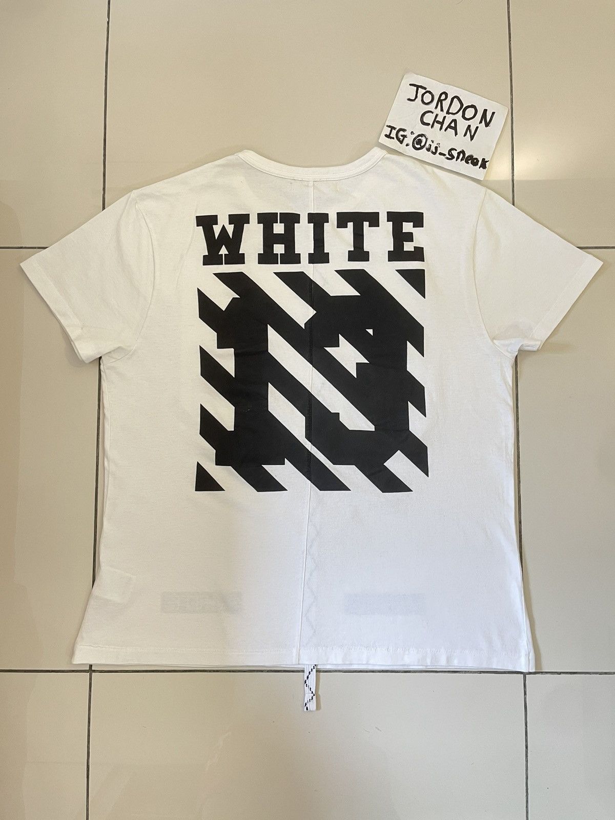 Off White Off White Carvaggio White Tee SS14 Grailed