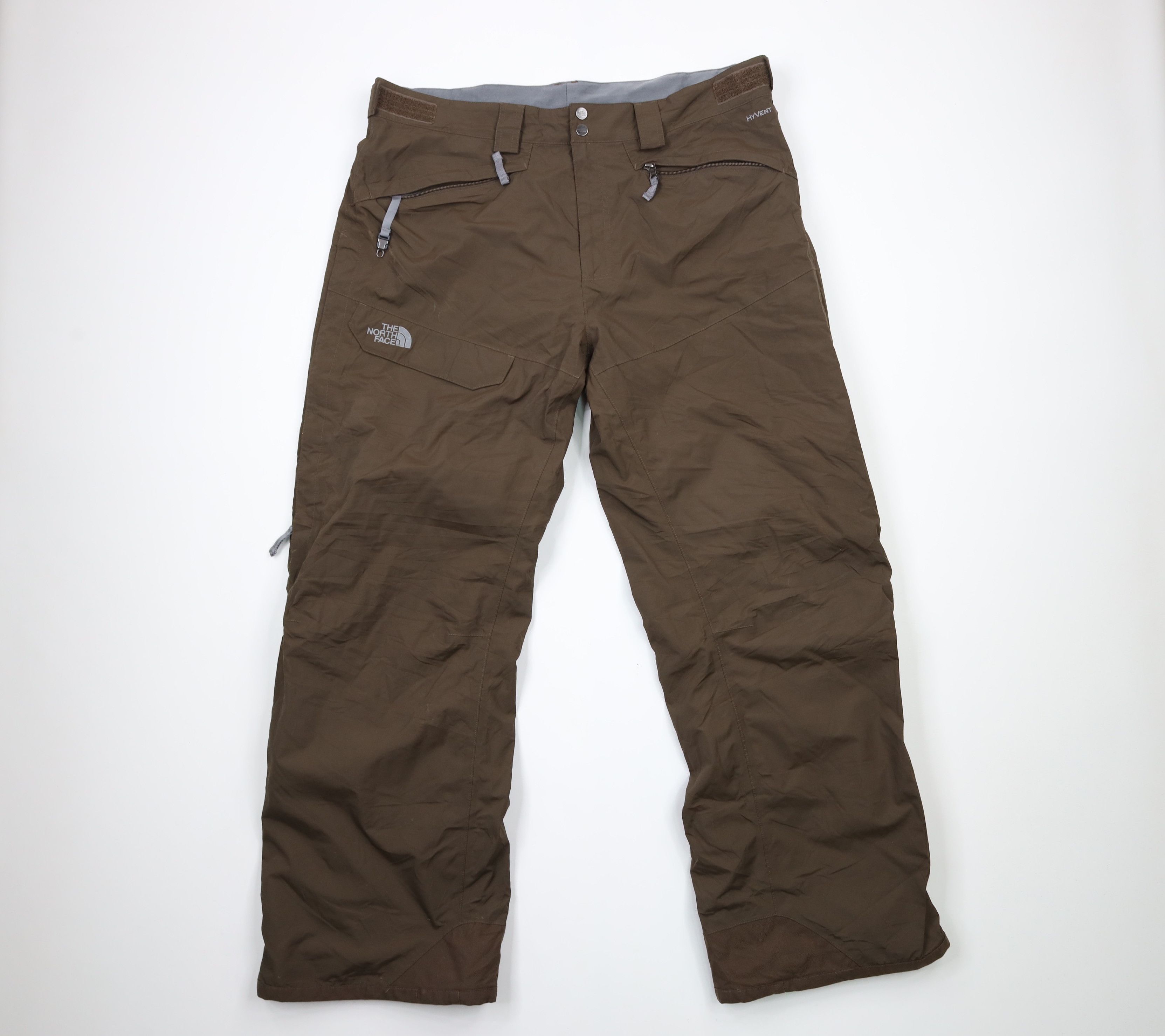 image of The North Face Wide Leg Snowboard Pants Brown, Men's (Size 38)