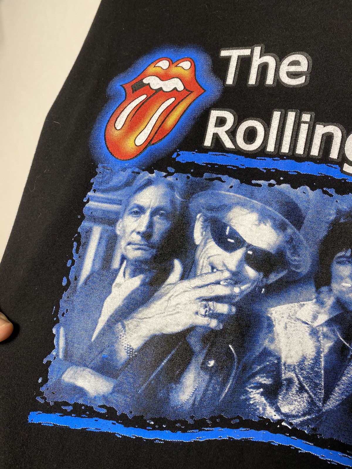 Band Tees Vintage The Rolling Stones logo oversized t-shirt size Xl Size US XL / EU 56 / 4 - 3 Thumbnail