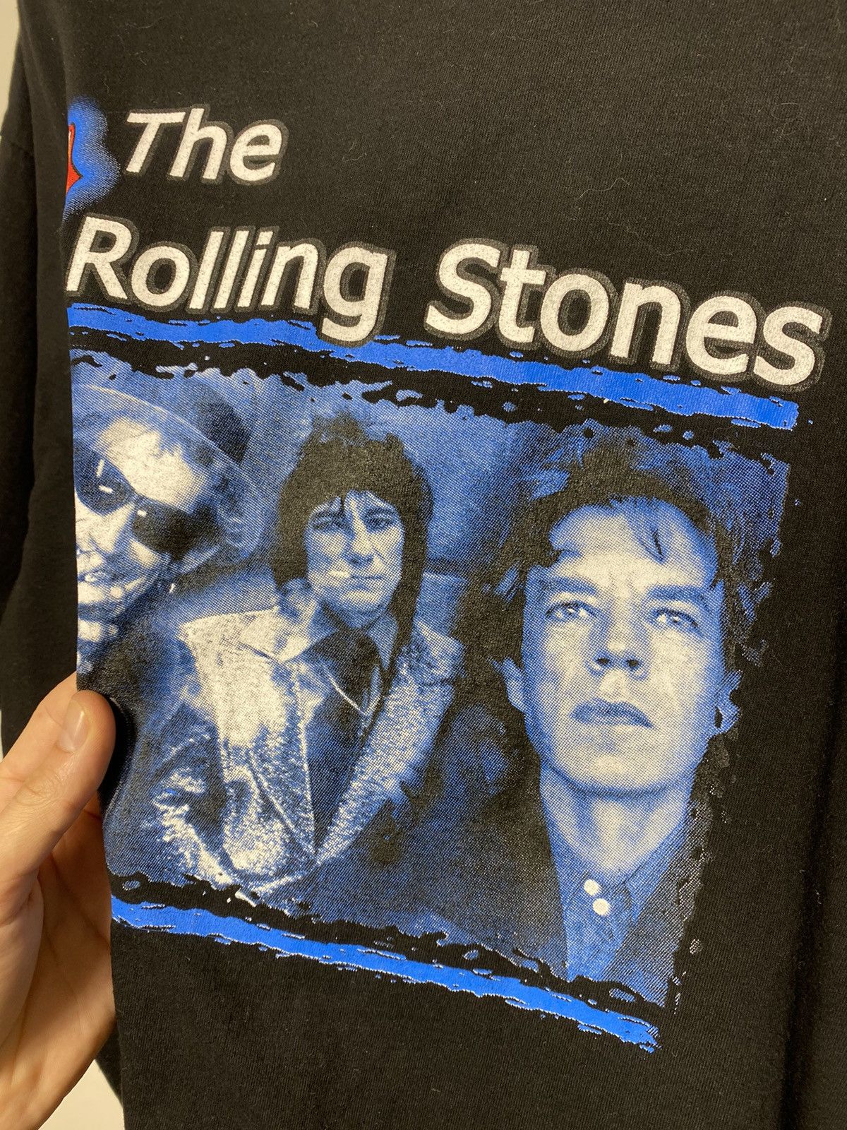 Band Tees Vintage The Rolling Stones logo oversized t-shirt size Xl Size US XL / EU 56 / 4 - 4 Thumbnail
