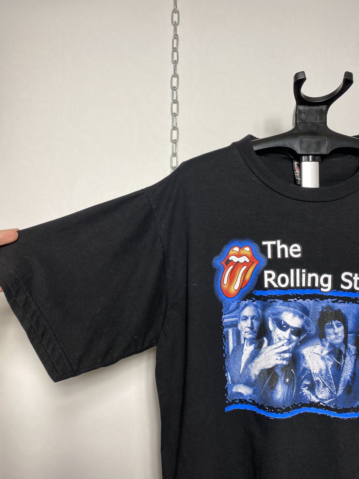 Band Tees Vintage The Rolling Stones logo oversized t-shirt size Xl Size US XL / EU 56 / 4 - 5 Thumbnail