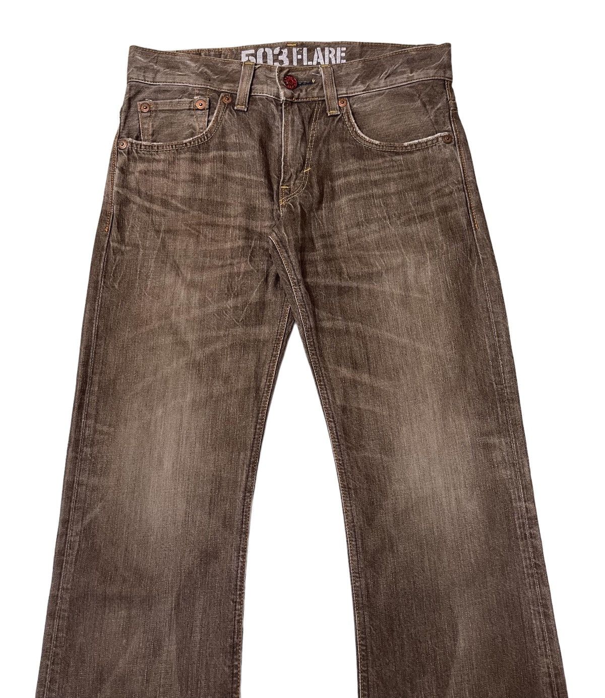 Japanese Brand PICK!!! Vintage 503 Flare Jeans Size US 32 / EU 48 - 4 Thumbnail