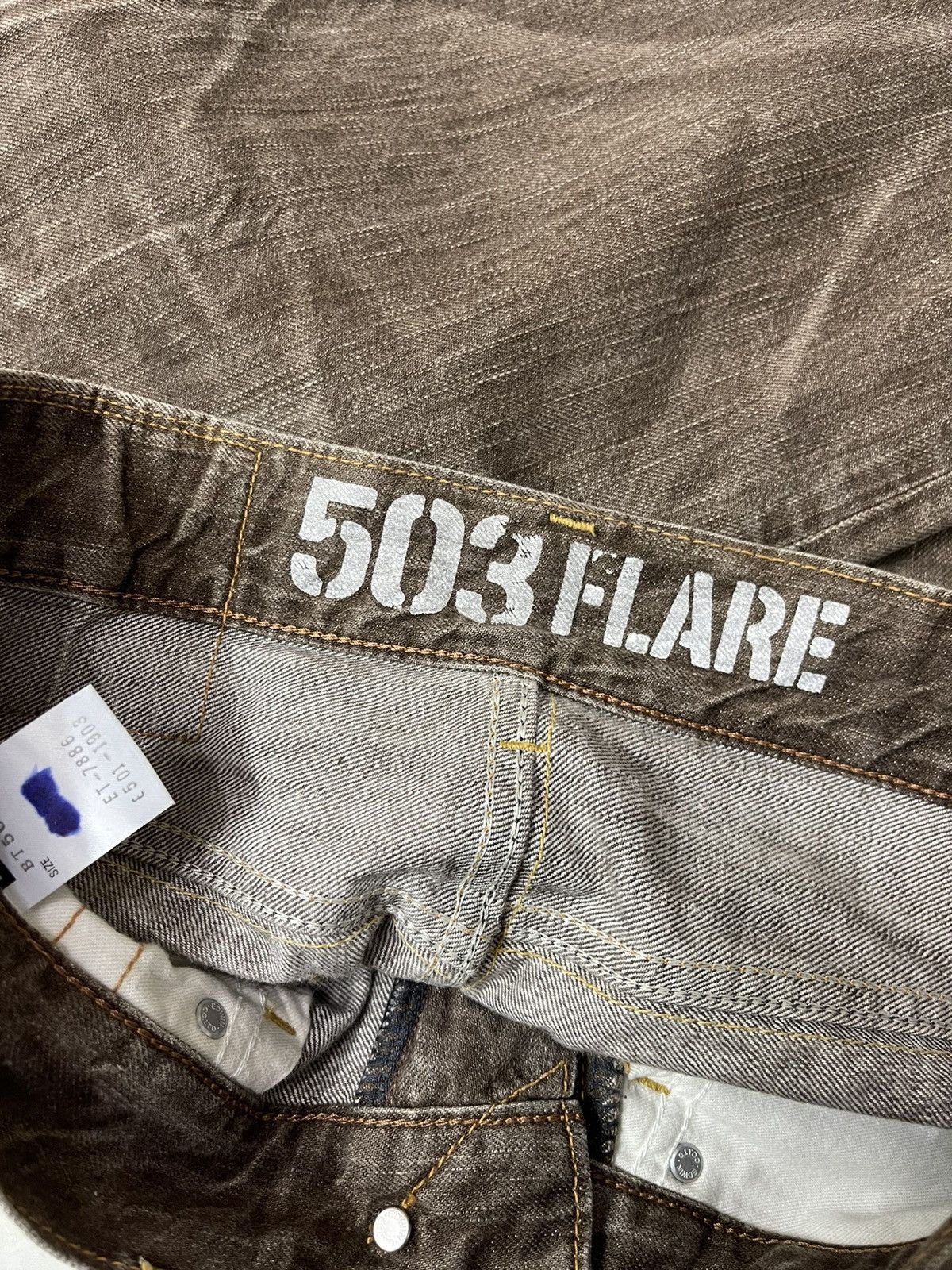 Japanese Brand PICK!!! Vintage 503 Flare Jeans Size US 32 / EU 48 - 11 Thumbnail