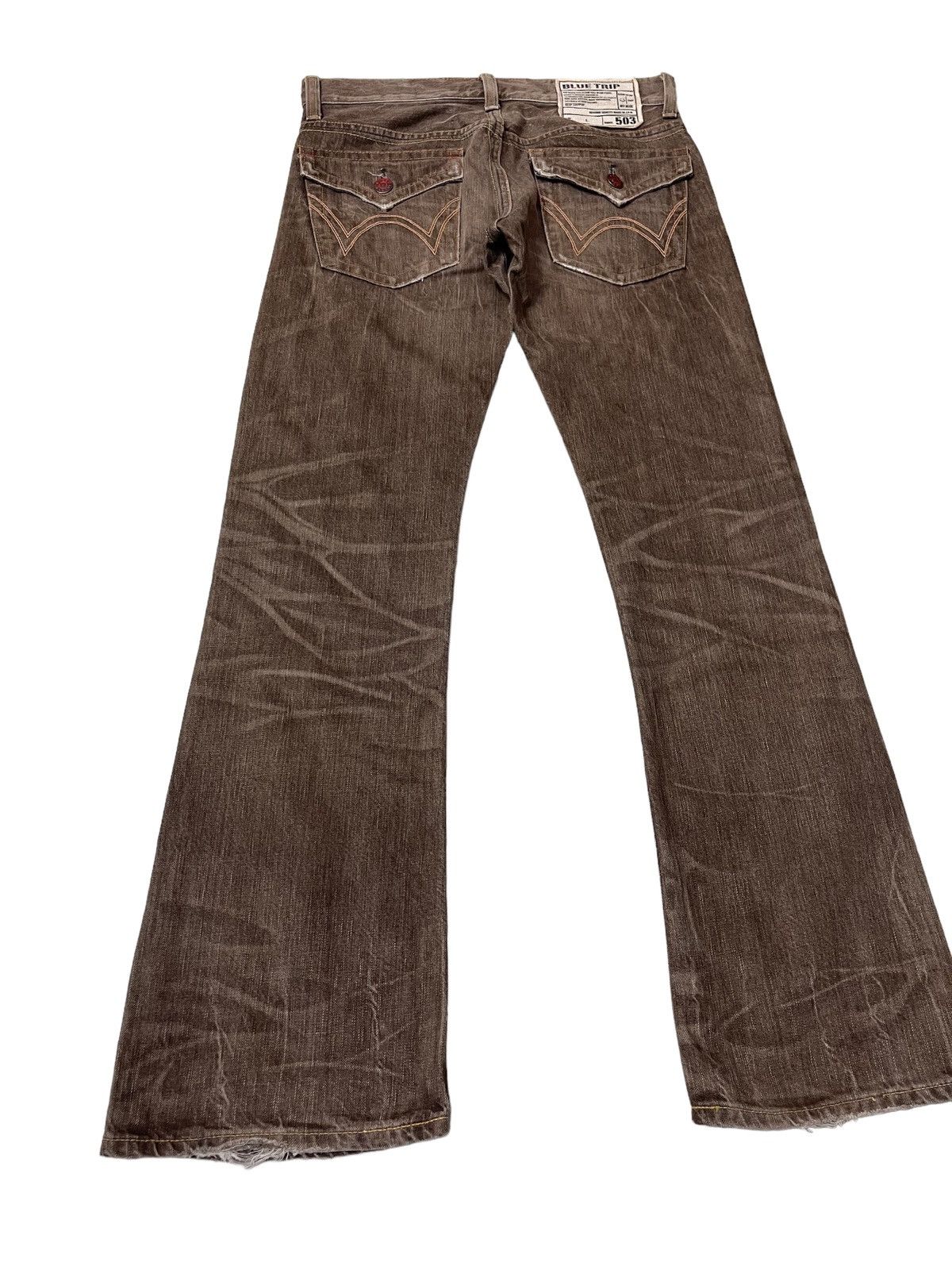 Japanese Brand PICK!!! Vintage 503 Flare Jeans Size US 32 / EU 48 - 7 Thumbnail