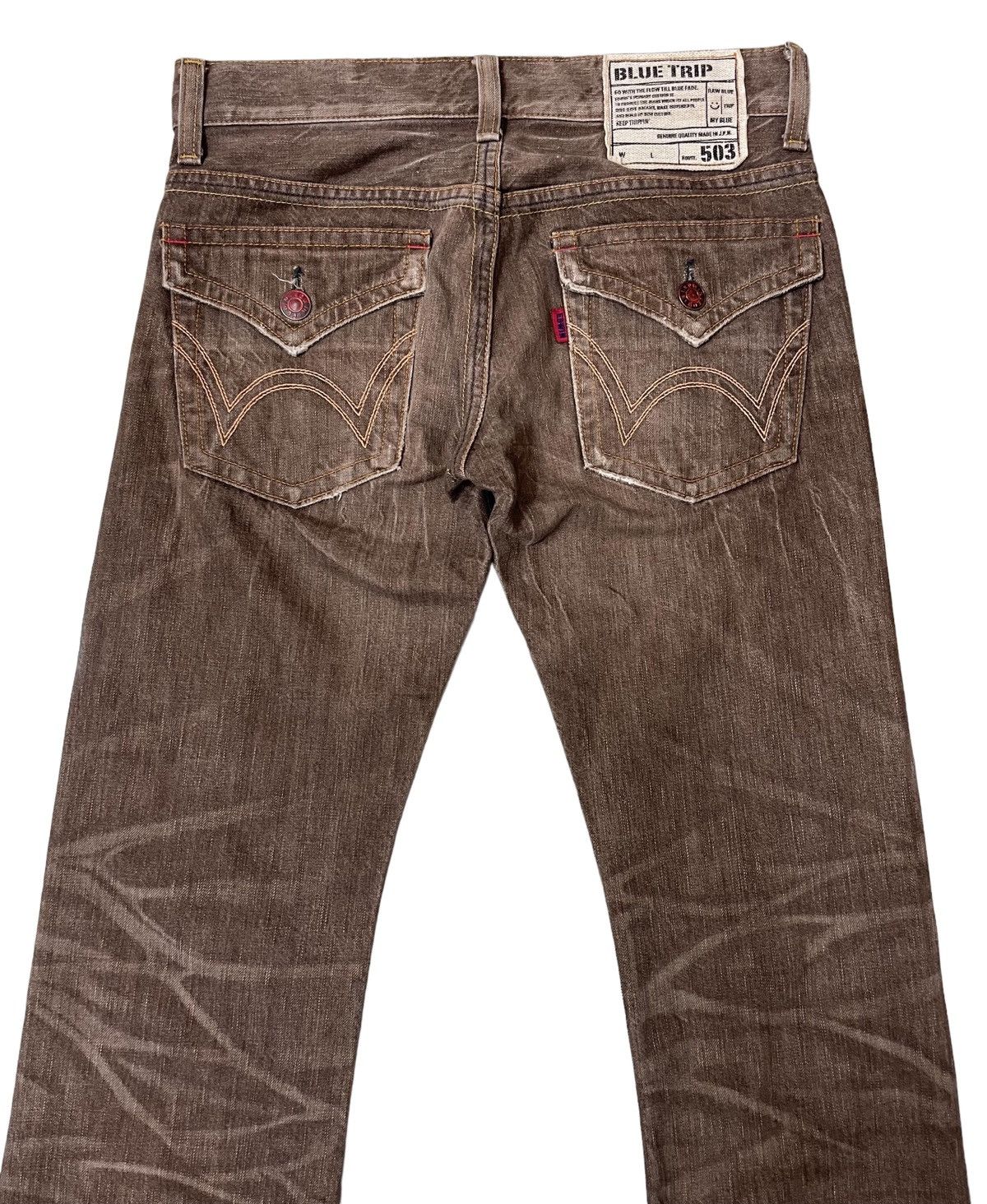 Japanese Brand PICK!!! Vintage 503 Flare Jeans Size US 32 / EU 48 - 9 Thumbnail