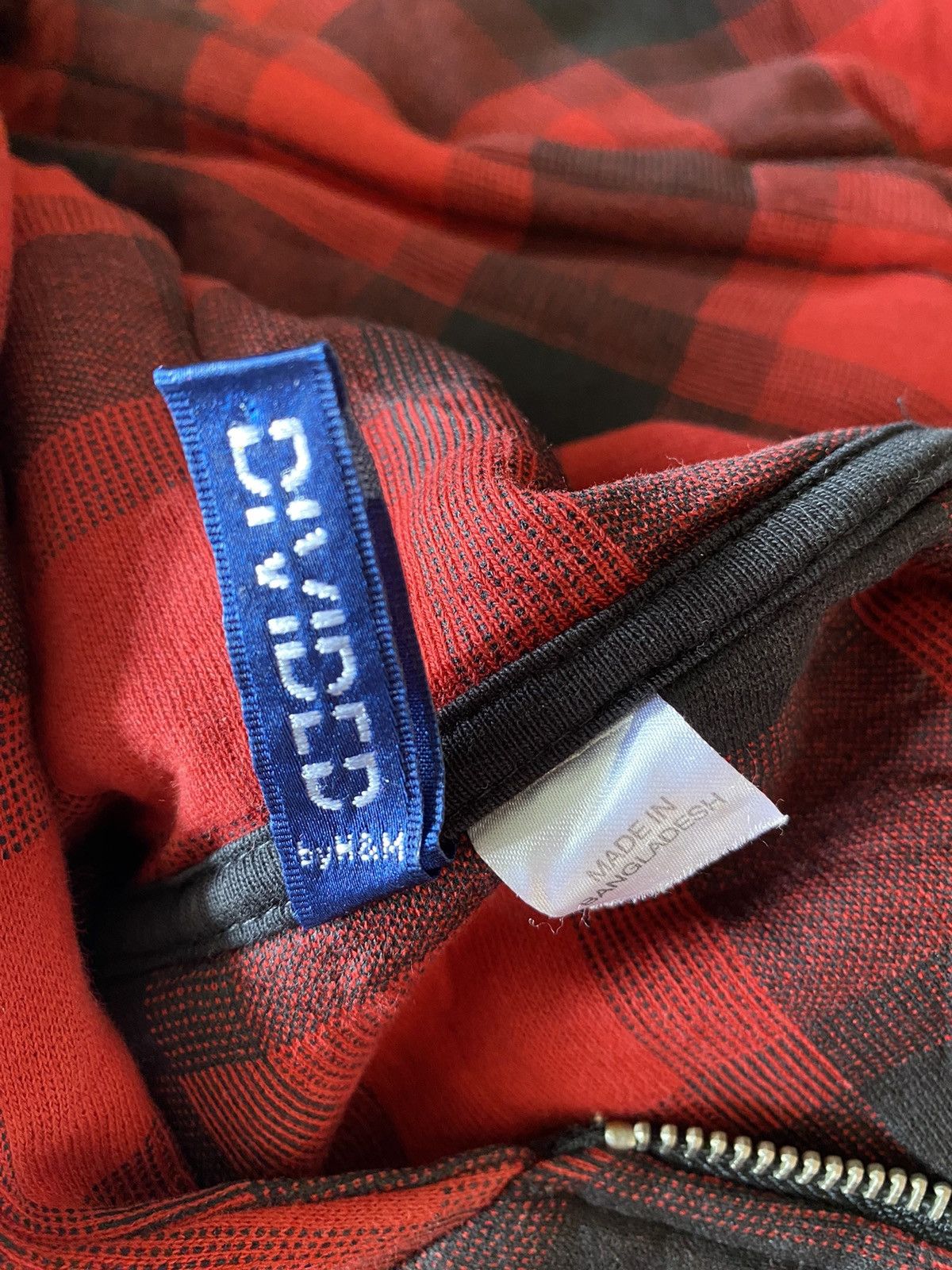 Seditionaries Divided By H&M Red Tartan Hoodies Size US M / EU 48-50 / 2 - 6 Thumbnail