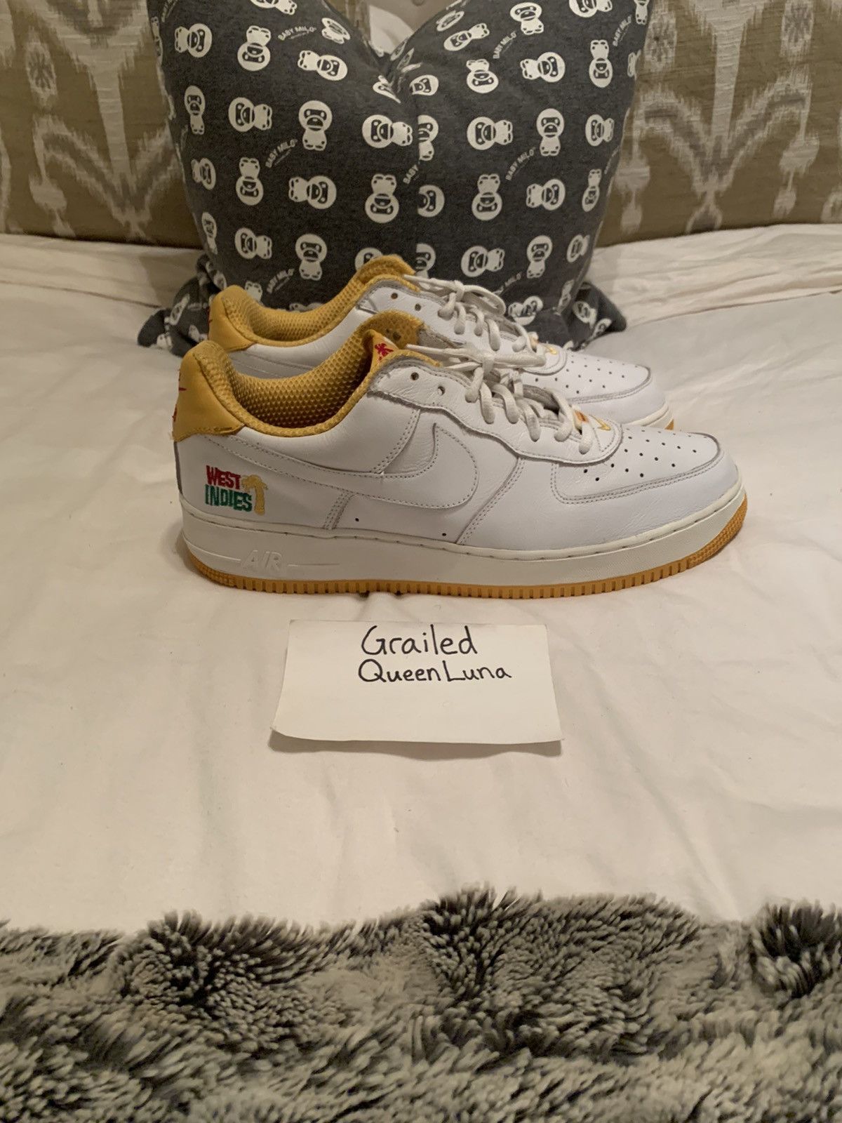 Nike × Vintage Size 13 OG Archive Vintage 2003 Nike Air Force 1 West Indies Size US 13 / EU 46 - 6 Thumbnail
