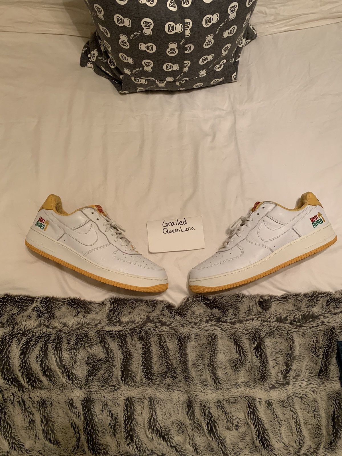Nike × Vintage Size 13 OG Archive Vintage 2003 Nike Air Force 1 West Indies Size US 13 / EU 46 - 2 Thumbnail