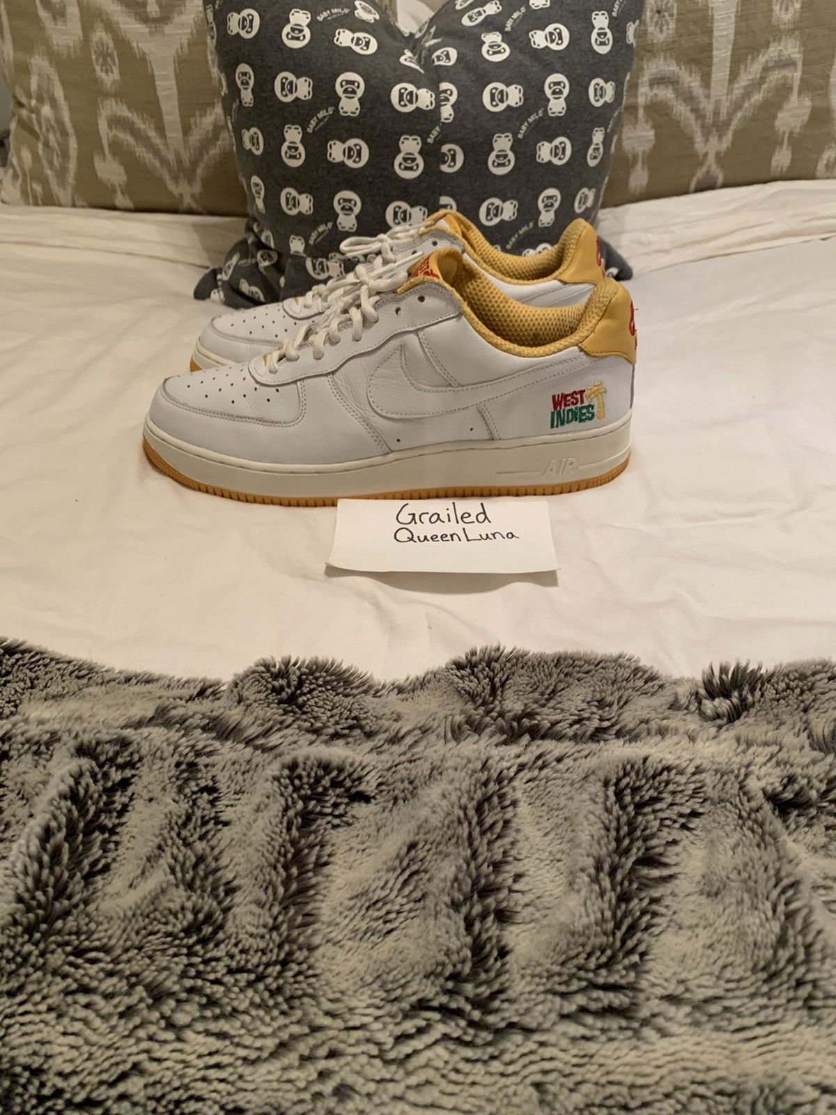 Nike × Vintage Size 13 OG Archive Vintage 2003 Nike Air Force 1 West Indies Size US 13 / EU 46 - 4 Thumbnail