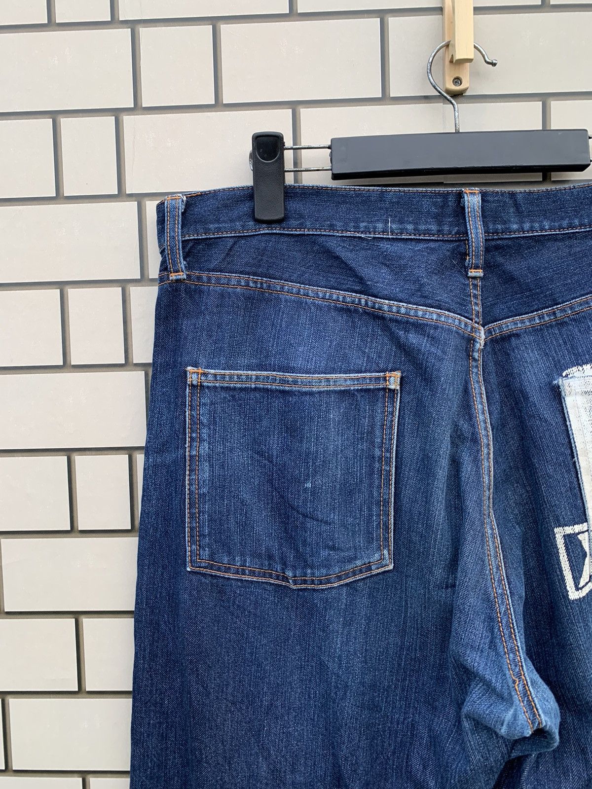 Xlarge 🔥Vintage XLarge BullDog Selvedge Distressed Denim Size US 36 / EU 52 - 15 Thumbnail