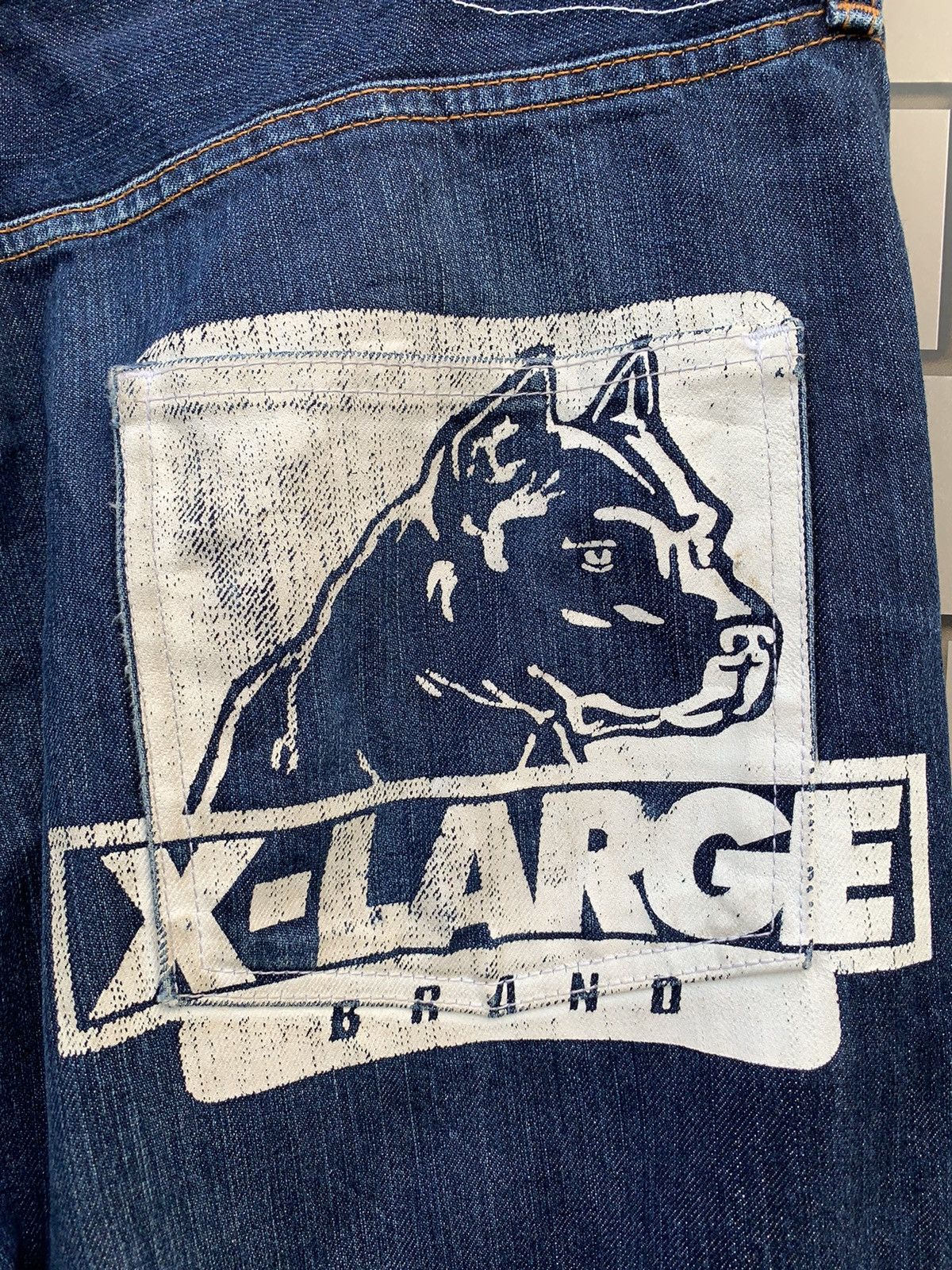 Xlarge 🔥Vintage XLarge BullDog Selvedge Distressed Denim Size US 36 / EU 52 - 18 Thumbnail