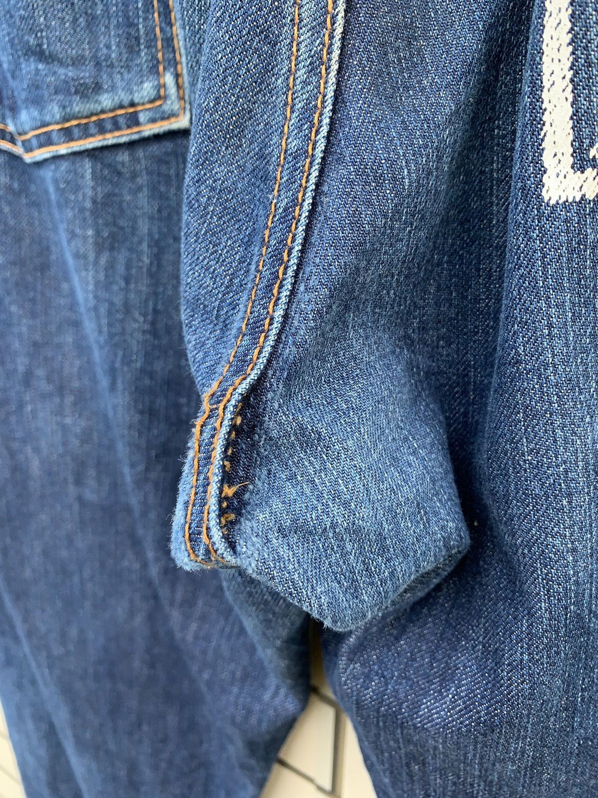 Xlarge 🔥Vintage XLarge BullDog Selvedge Distressed Denim Size US 36 / EU 52 - 21 Thumbnail