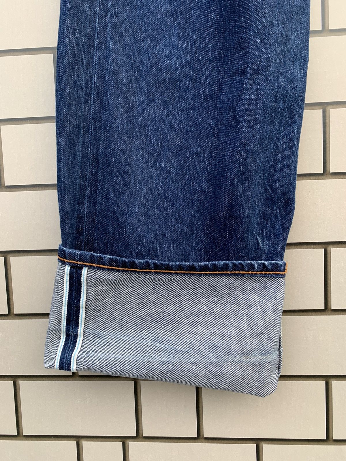 Xlarge 🔥Vintage XLarge BullDog Selvedge Distressed Denim Size US 36 / EU 52 - 14 Thumbnail