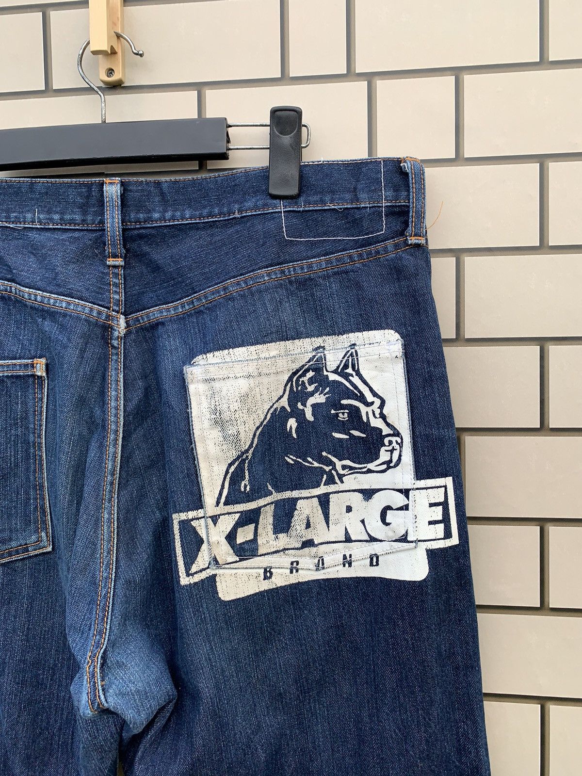 Xlarge 🔥Vintage XLarge BullDog Selvedge Distressed Denim Size US 36 / EU 52 - 16 Thumbnail