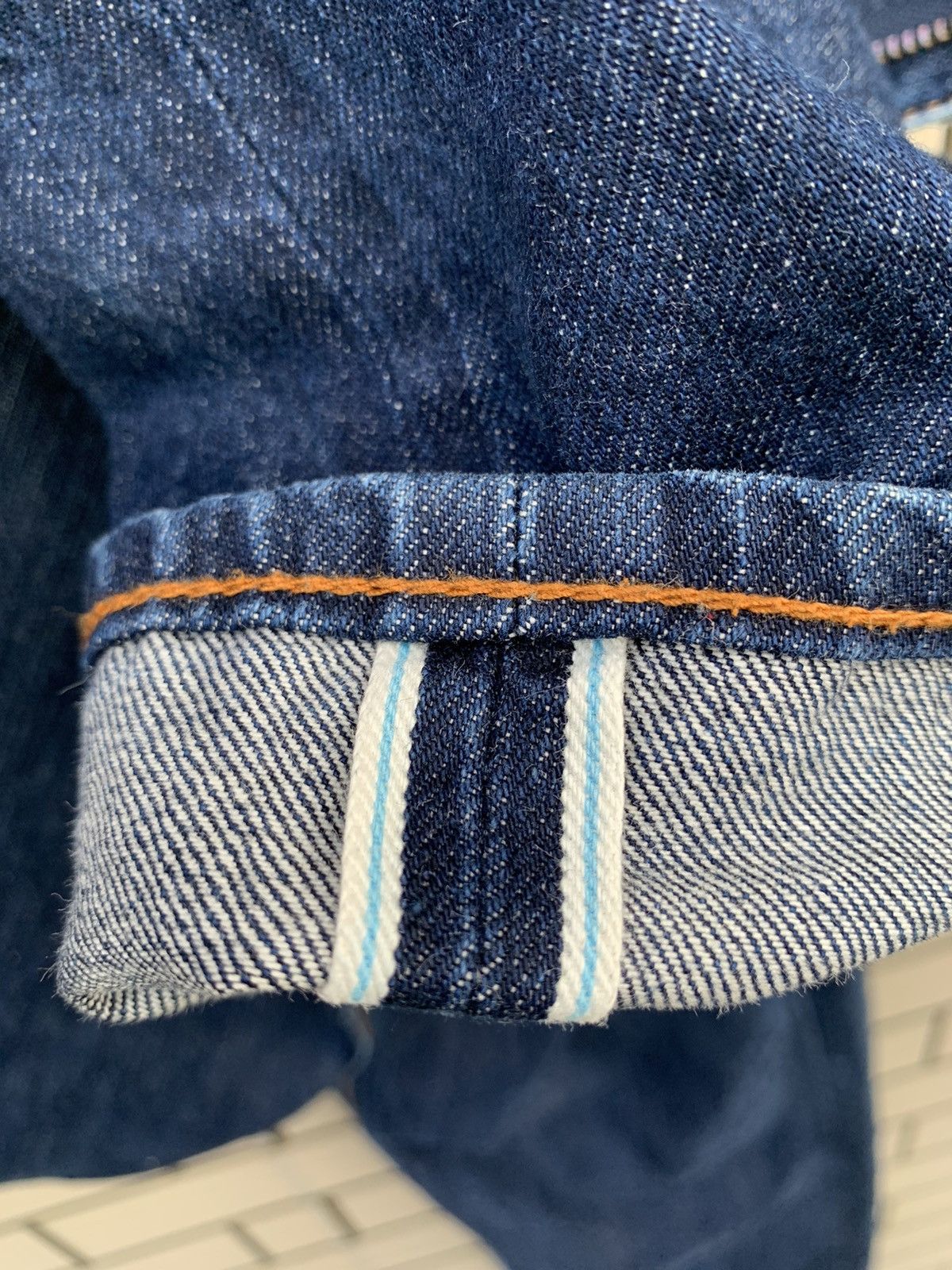 Xlarge 🔥Vintage XLarge BullDog Selvedge Distressed Denim Size US 36 / EU 52 - 22 Thumbnail
