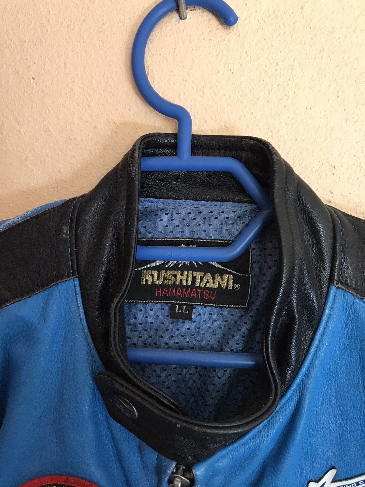 Fox Racing 🔥HEAT 🔥RARE VTG KUSHITANI HAMAMATSU RACING LEATHER Size US M / EU 48-50 / 2 - 6 Thumbnail