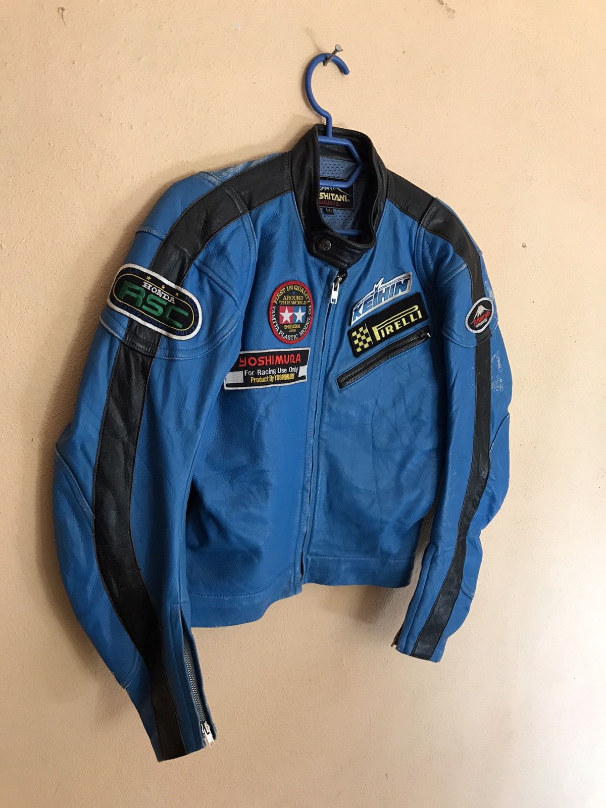 Fox Racing 🔥HEAT 🔥RARE VTG KUSHITANI HAMAMATSU RACING LEATHER Size US M / EU 48-50 / 2 - 3 Thumbnail