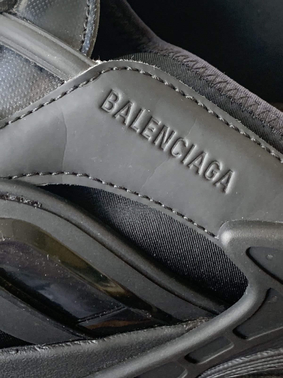 Balenciaga BALENCIAGA TRACK SLIDE SANDALS Size US 10 / EU 43 - 12 Thumbnail