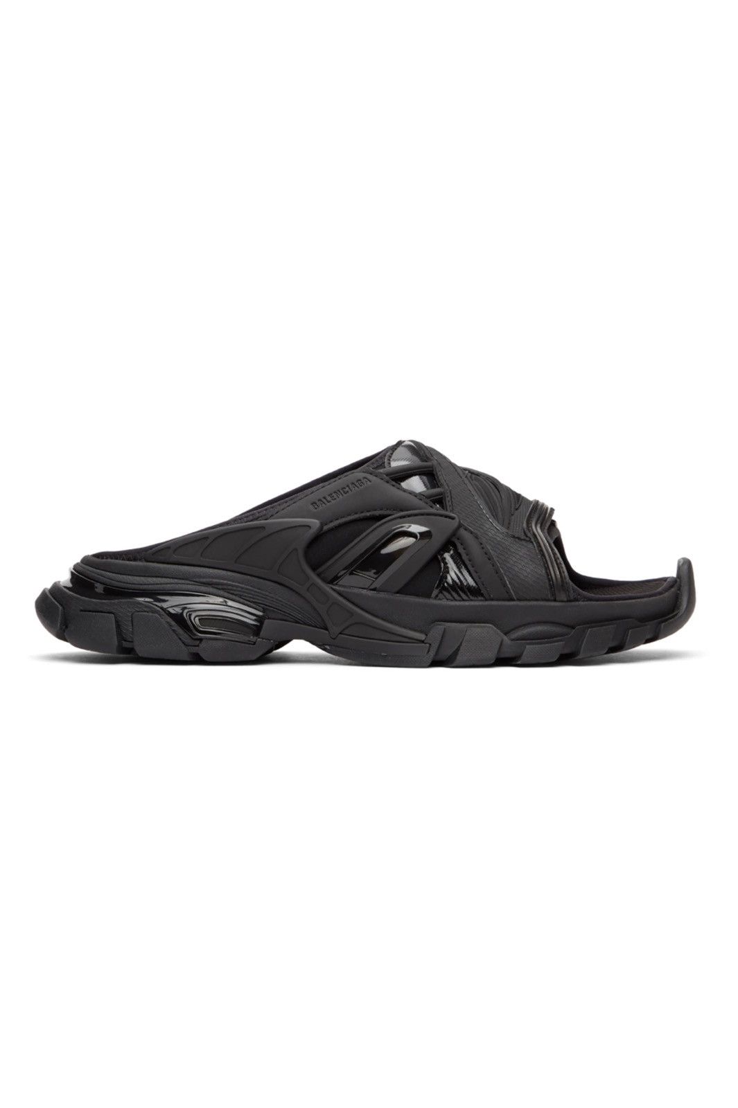 Balenciaga BALENCIAGA TRACK SLIDE SANDALS Size US 10 / EU 43 - 1 Thumbnail