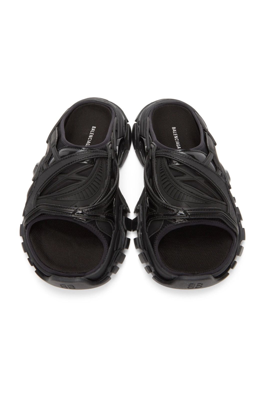 Balenciaga BALENCIAGA TRACK SLIDE SANDALS Size US 10 / EU 43 - 5 Thumbnail