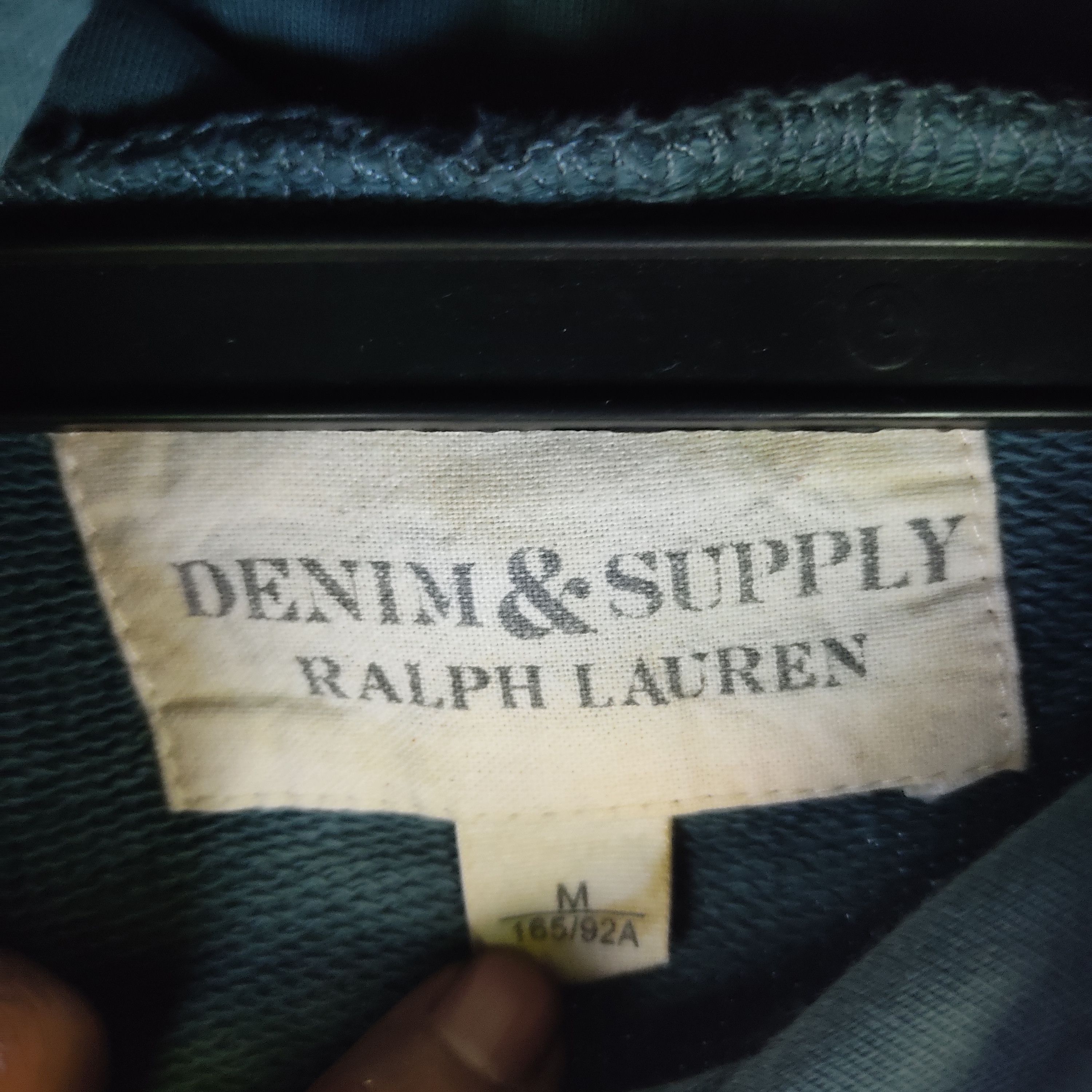 Ralphlauren Red Indian Navajo Green Distressed Sweatshirt