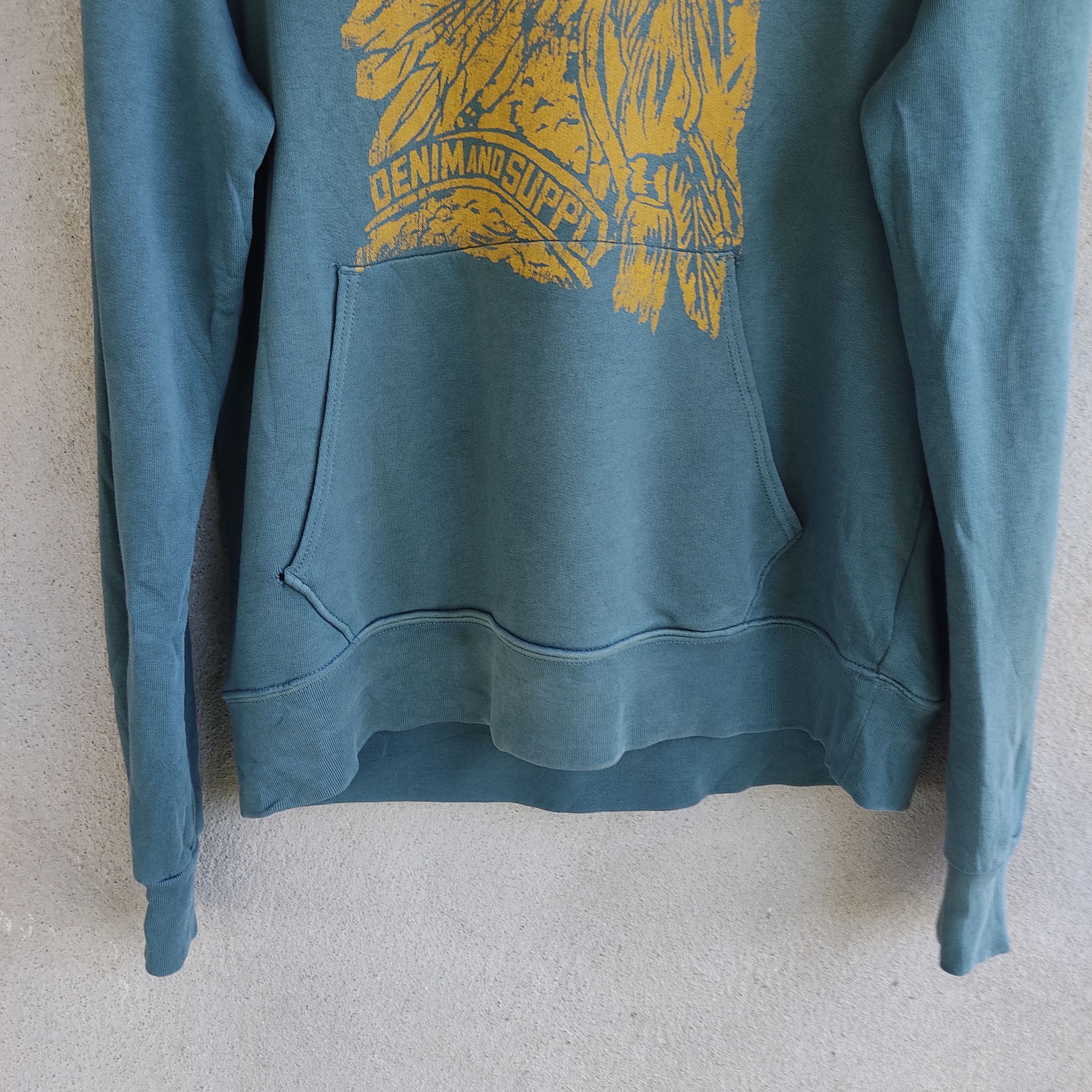 Ralphlauren Red Indian Navajo Green Distressed Sweatshirt