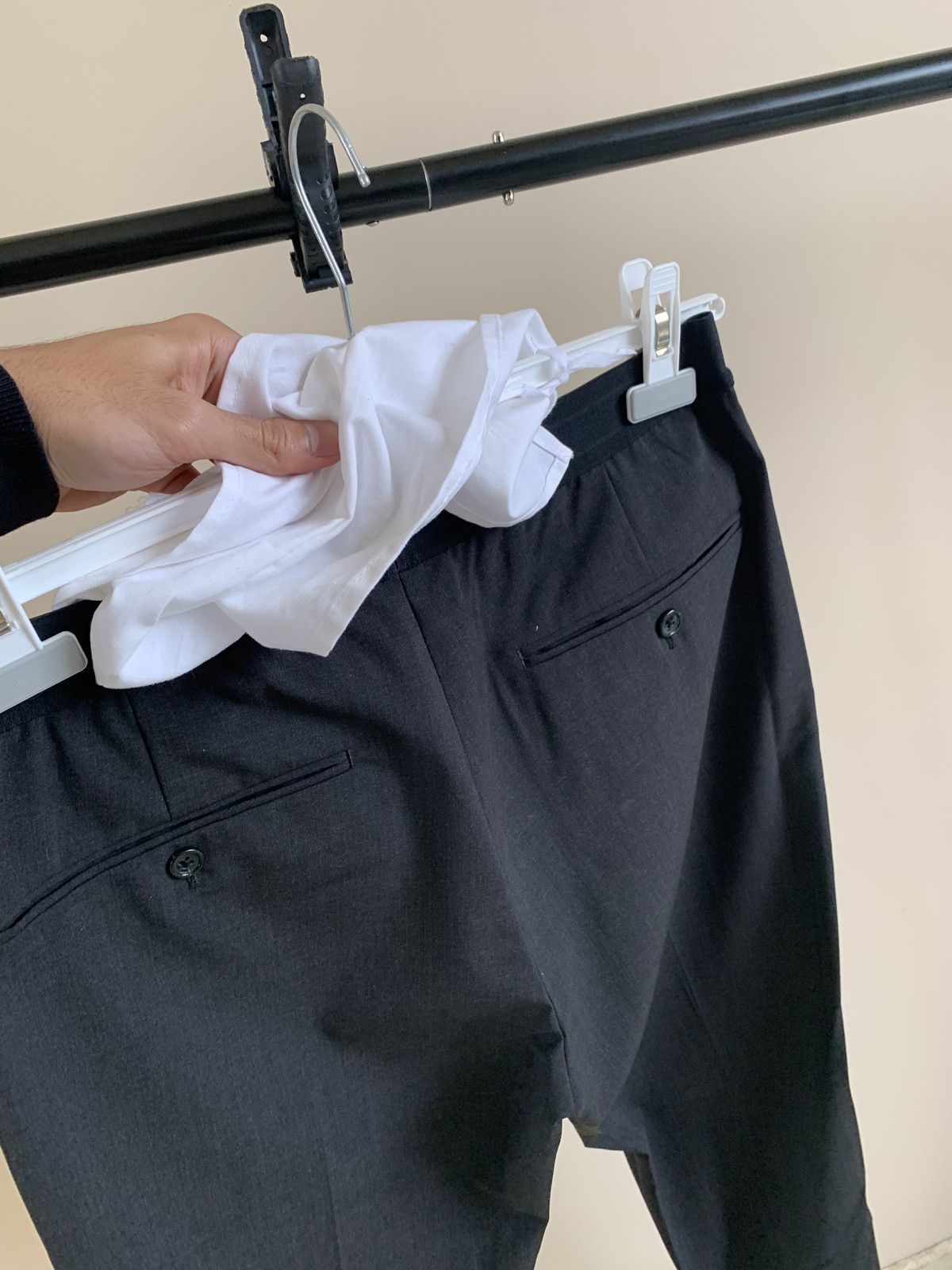 Helmut Lang Band Pull On Pants in Grey Size US 32 / EU 48 - 12 Thumbnail