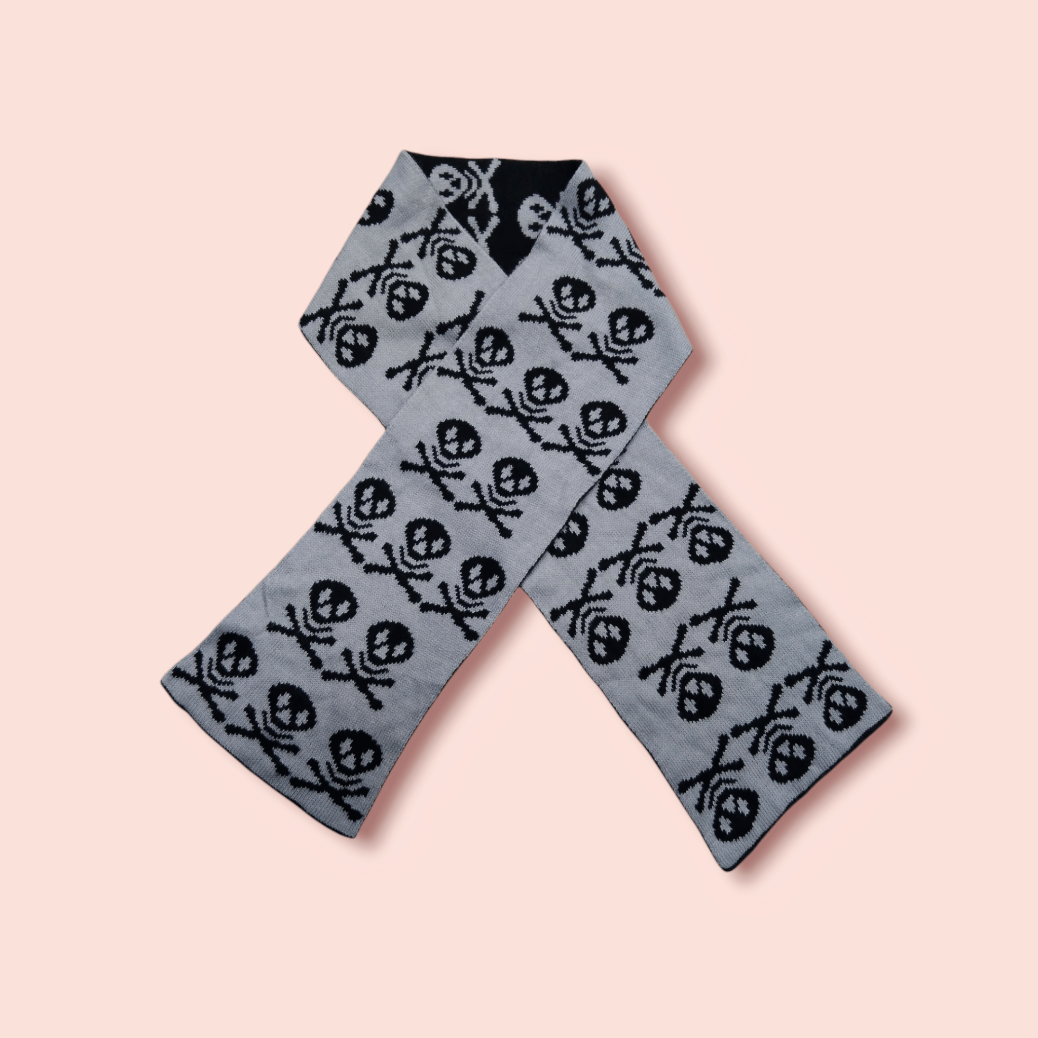 Other VINTAGE ANTONIO LAVERDA SKULL MONOGRAM SCARF MUFFLER Size ONE SIZE - 11 Thumbnail