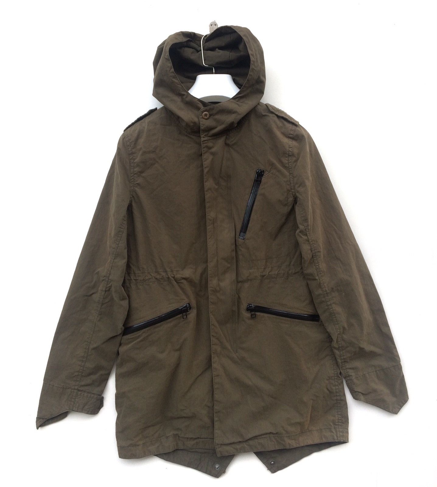 Japanese Brand Rare STUDIOUS japan Parka Fishtail jacket Size US S / EU 44-46 / 1 - 1 Thumbnail