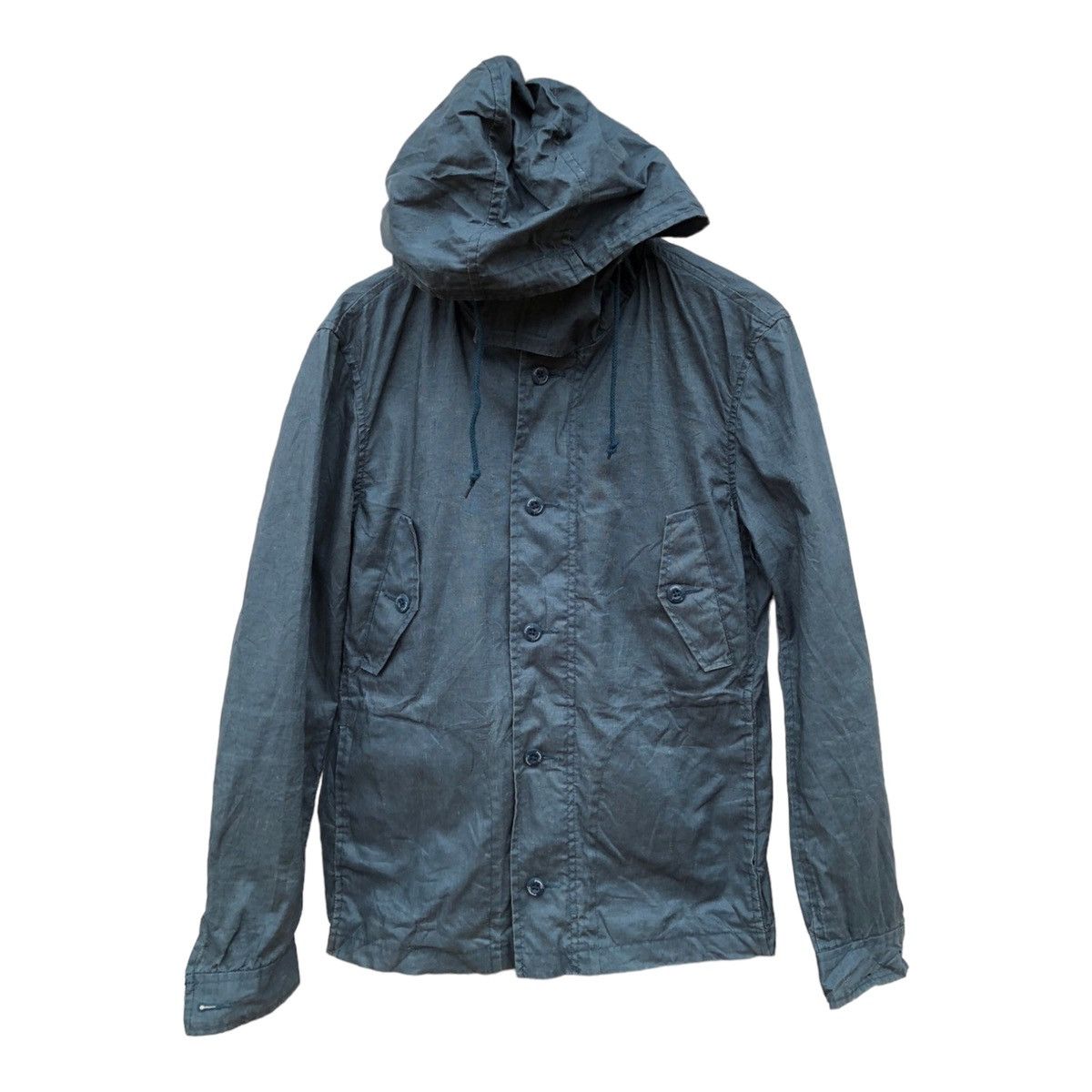 image of Journal Standard Zipped Hooded Jacket in Green, Men's (Size Large)