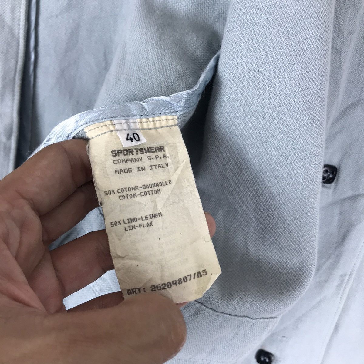 C.P. Company × Vintage Vtg S/S 1997 C.P. Company cotton coat jacket Size S / US 4 / IT 40 - 10 Thumbnail