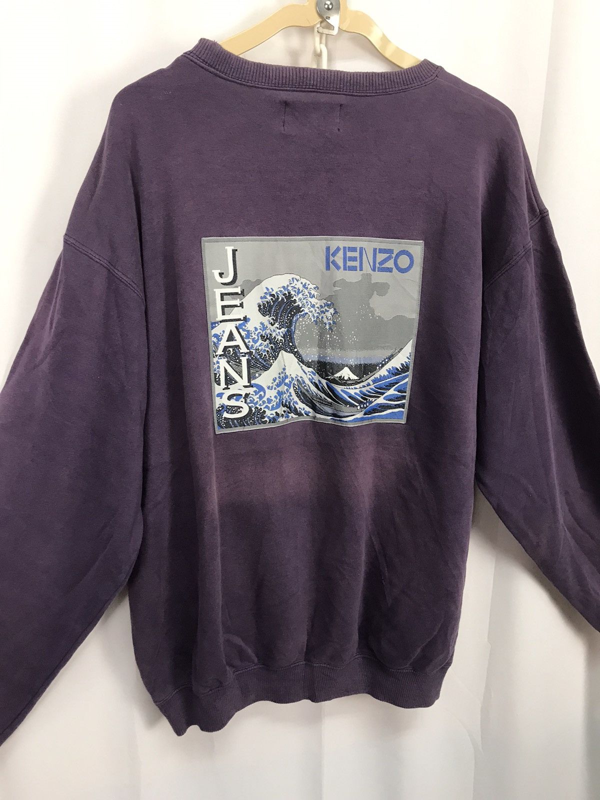 Japanese Brand × Kenzo Kenzo jeans distressed sweatshirt Size US L / EU 52-54 / 3 - 3 Thumbnail