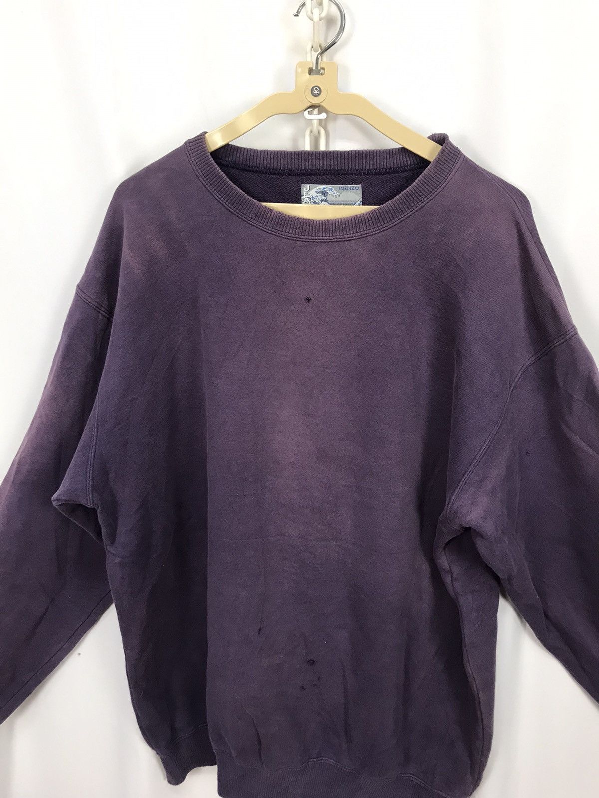 Japanese Brand × Kenzo Kenzo jeans distressed sweatshirt Size US L / EU 52-54 / 3 - 8 Thumbnail