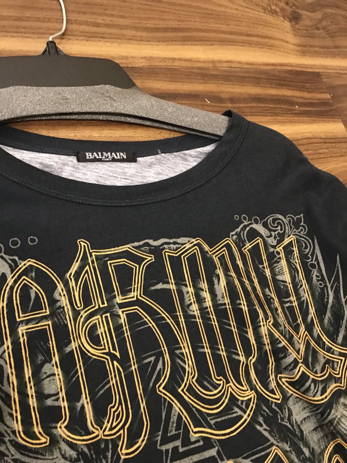 Balmain LS Logo Tee With Snake, Eagle & Dragon Size US L / EU 52-54 / 3 - 9 Thumbnail