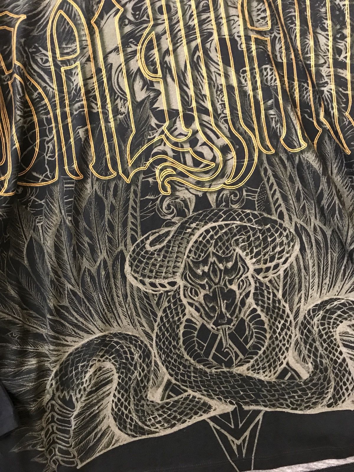 Balmain LS Logo Tee With Snake, Eagle & Dragon Size US L / EU 52-54 / 3 - 12 Thumbnail